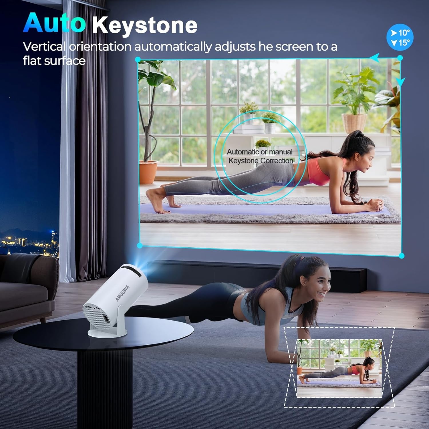 Transform Your Movie Nights with This Pocket-Sized 4K Wonder Projector - Now with WiFi and Bluetooth! Who Needs a Big Screen Anyway?
